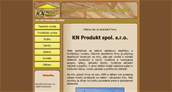 Desktop Screenshot of knprodukt.cz
