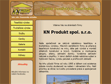 Tablet Screenshot of knprodukt.cz